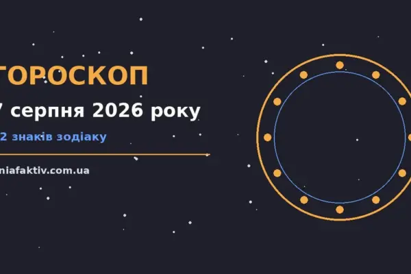 Гороскоп на 7 серпня 2026 року: підказки перед важливим кроком про настрій, справи та гроші