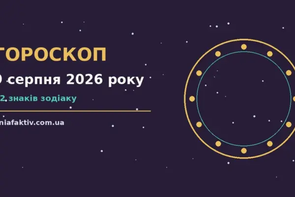 Гороскоп на 9 серпня 2026 року: підказки перед важливим кроком про настрій, справи та гроші