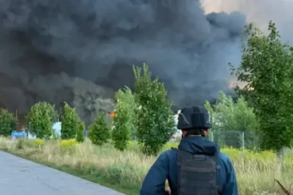 Бориспіль після удару 20 серпня: факти про пожежі на складах Червоного Хреста