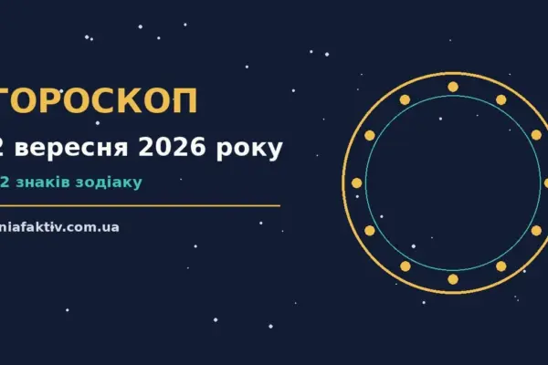 Гороскоп на 2 вересня 2026 року: підказки перед важливим кроком про настрій, справи та гроші