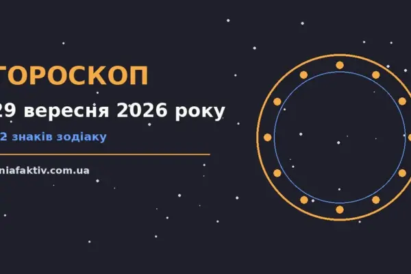 Гороскоп на 29 вересня 2026 року: підказки перед важливим кроком про настрій, справи та гроші