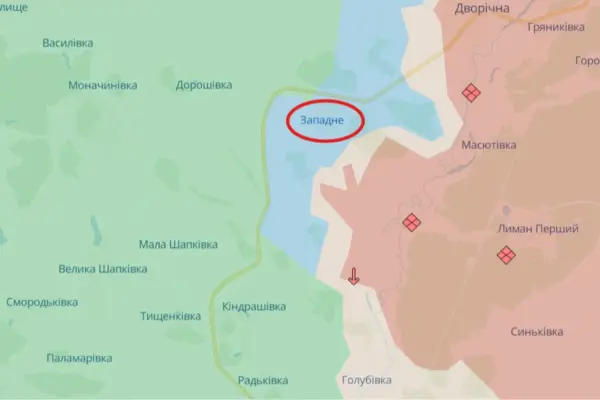 DeepState 22 вересня повідомив про повернення контролю біля Западного