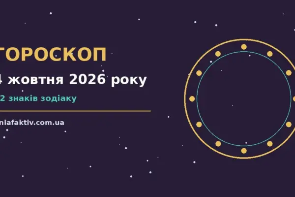 Гороскоп на 4 жовтня 2026 року: підказки перед важливим кроком про настрій, справи та гроші