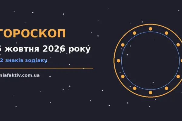 Гороскоп на 5 жовтня 2026 року: підказки перед важливим кроком про настрій, справи та гроші